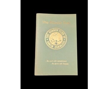 Vintage 1975 The Fiftieth Year‎ Garden Club of North Carolina History Book Green